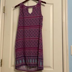 Purple causal dress